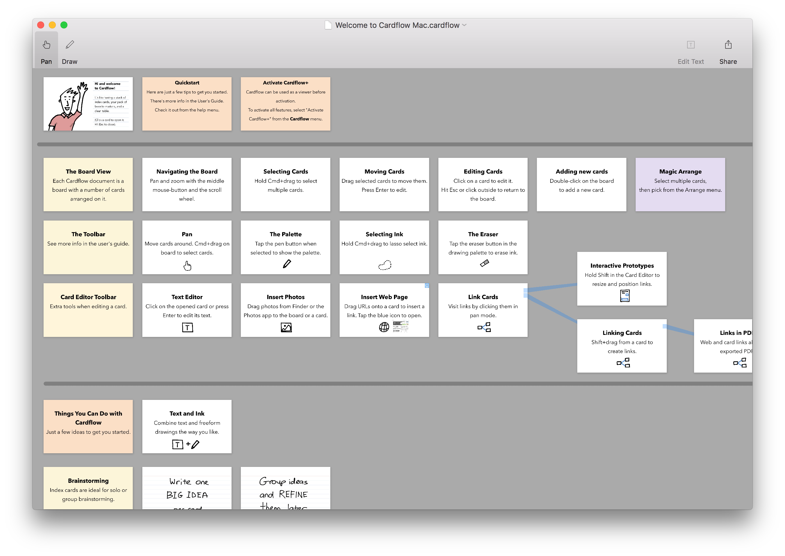 Cardflow for Mac: Index Cards, Flash Cards, and Beyond Pertaining To 3X5 Note Card Template For Word