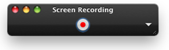 QuickTime screen recording