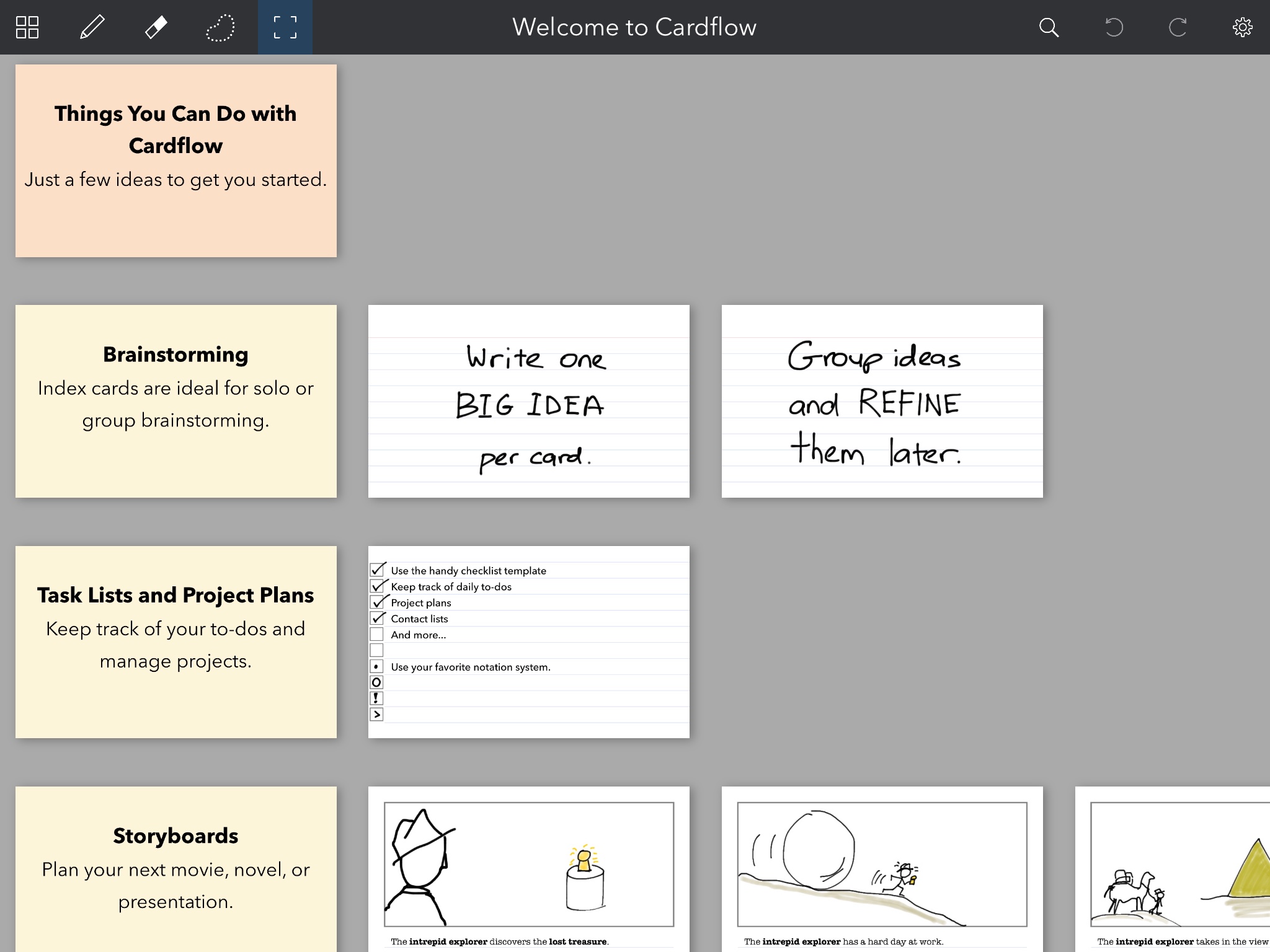Cardflow: Index Cards on your iPad Throughout Word Cue Card Template