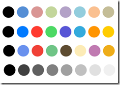 Inkflow palette colors